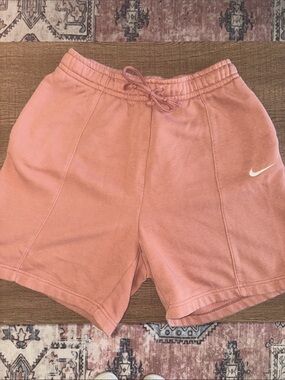 Nike Women's Dusty Rose Athletic Drawstring Shorts